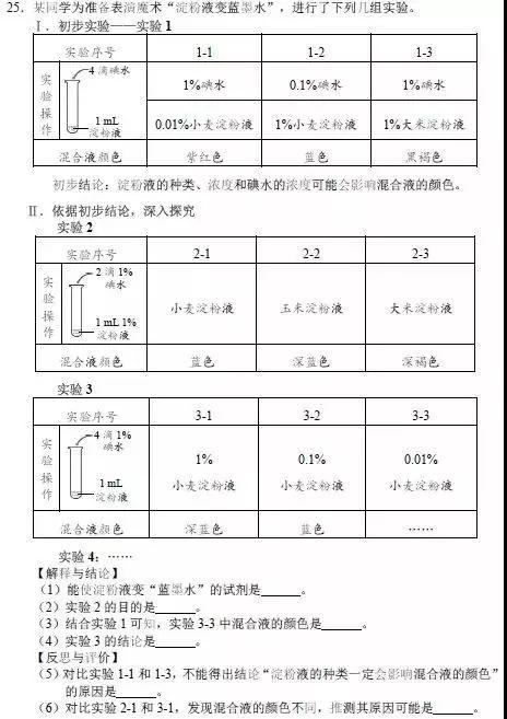 考点:科学探究实验